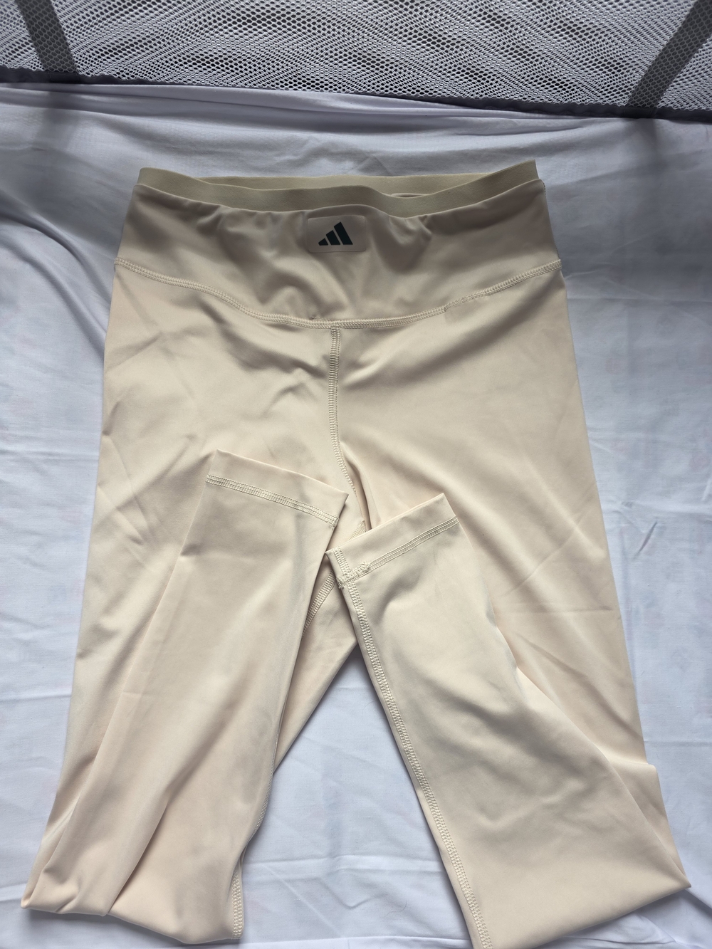 adidas Cream Kids' Athletic Leggings